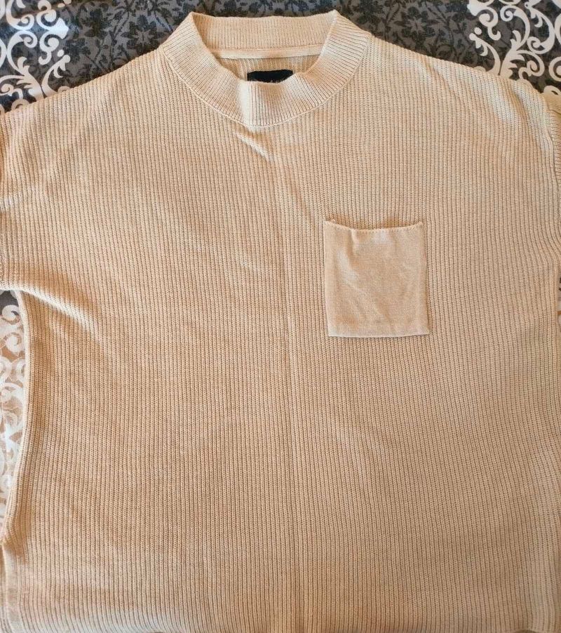 Mast &amp; Harbour Beige Pullover For Women
