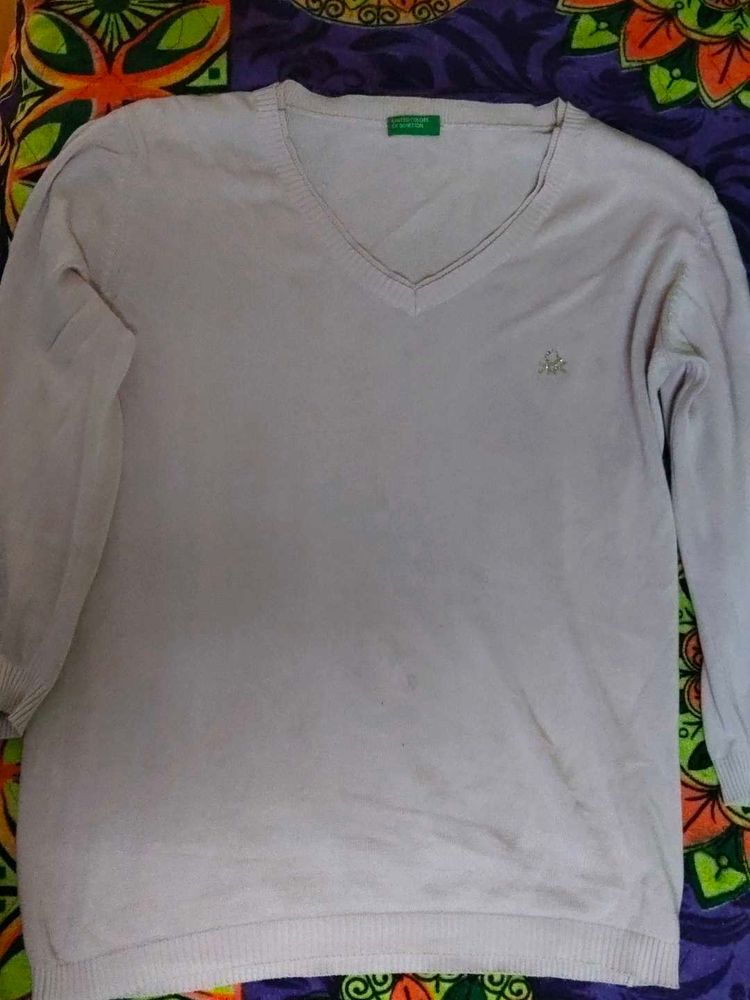 Benetton V-Neck Sweater