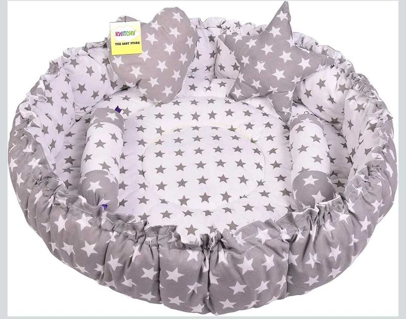 Baby Nest Bed with Pillows