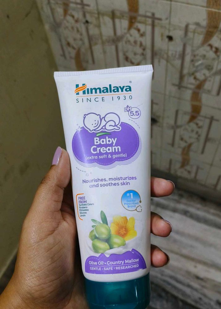 Himalaya Baby Cream enriched with olive oil 🫒
