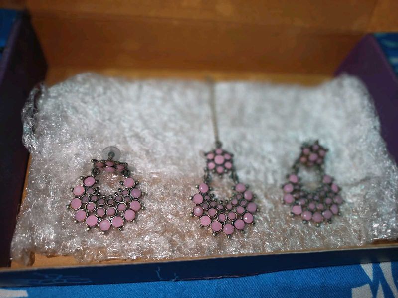 Pink Jewellery Set