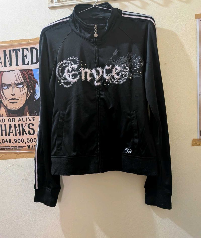 Enyce Stylish Black Track Jacket