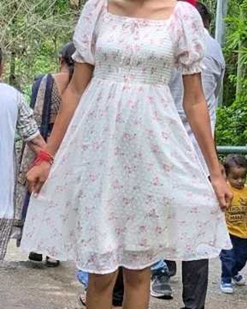 Floral Print Mini Dress