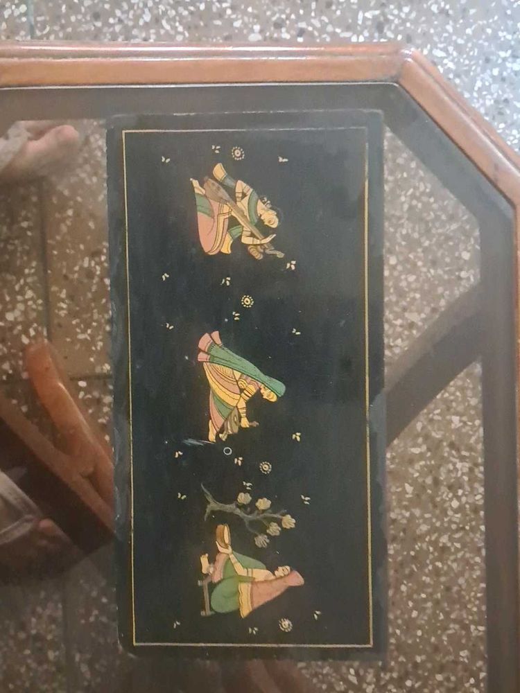 Scenery On Wooden Base