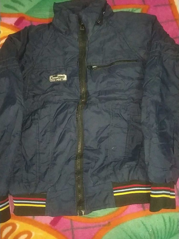 Navy Blue Lightweight Jacket