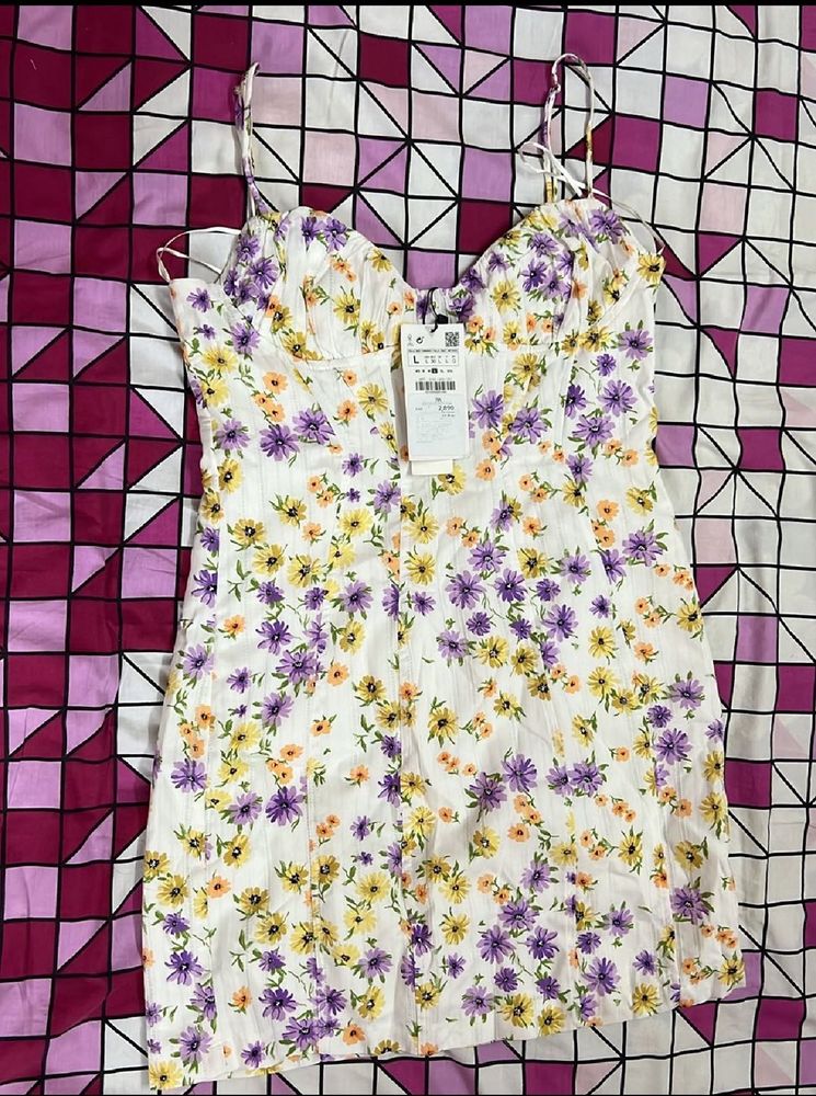 Zara Floral Mini Dress