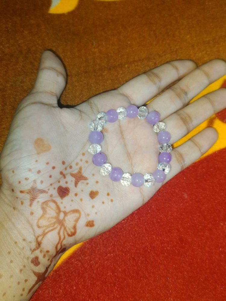 Lavender Beaded Bracelet