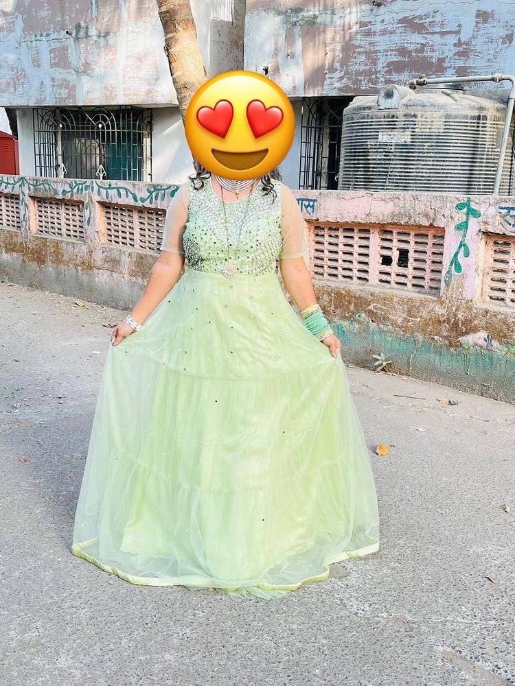Elegant Green Ethnic Gown