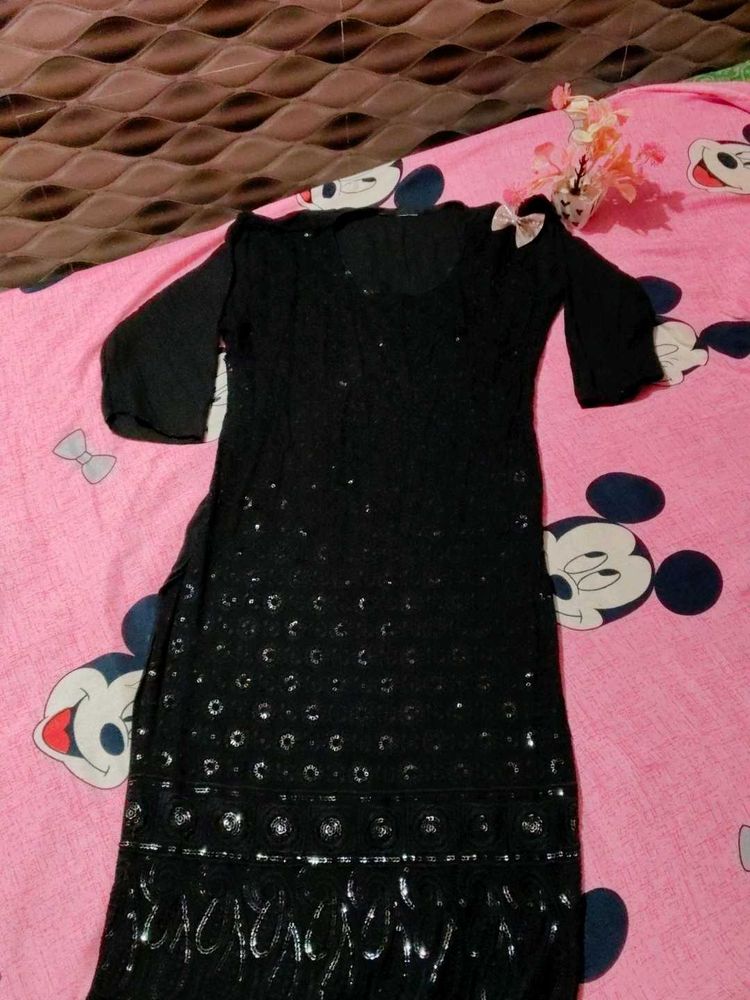 Party Wear Black Kurti ✨🖤