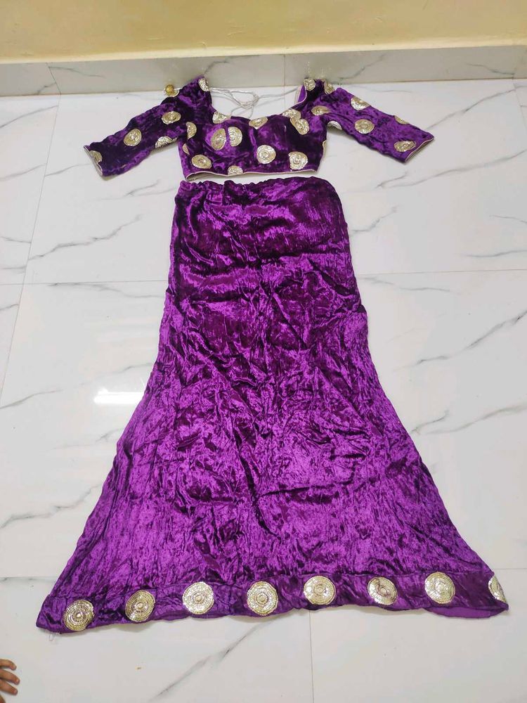 Velvet Lehnga Choli ✨