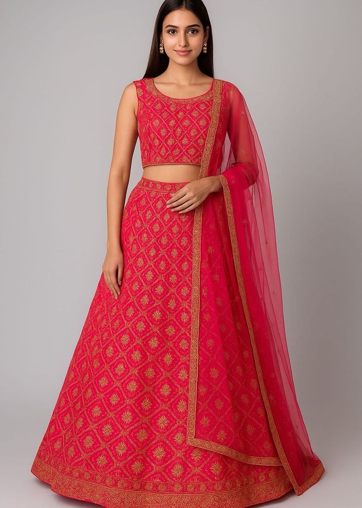 Elegant Pink Lehenga Choli