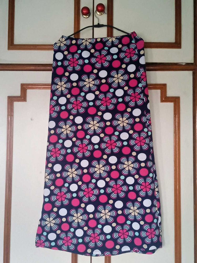 Floral Print Maxi Skirt
