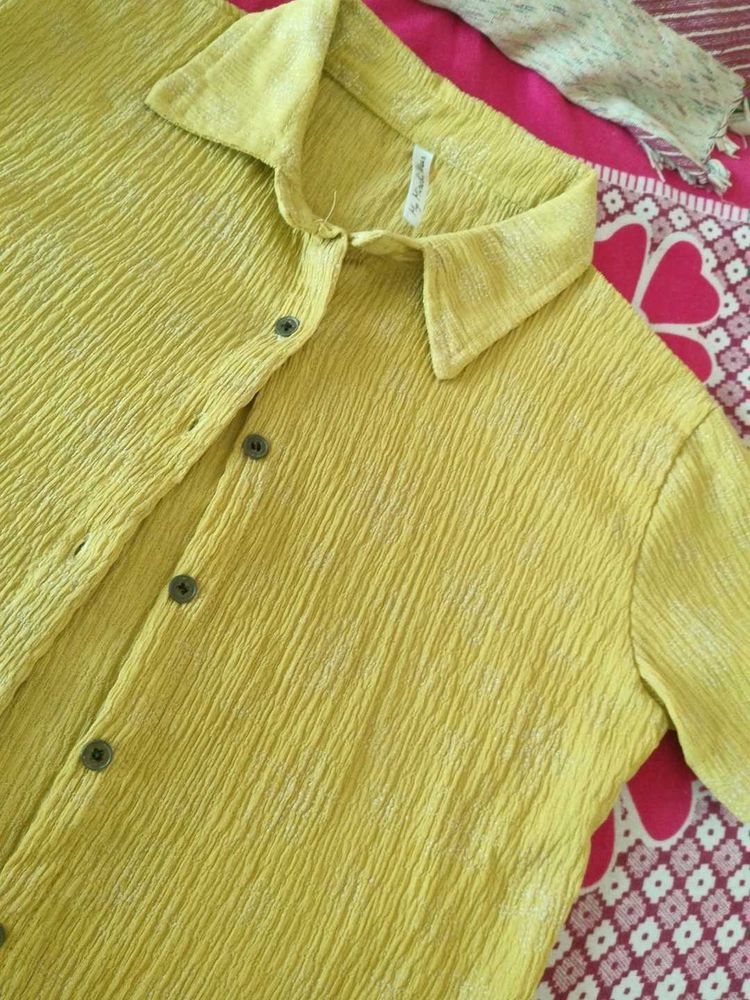 butter Yellow Shirt