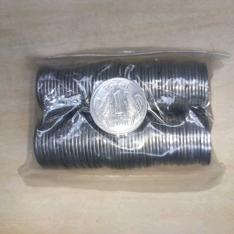 🤯1 Rupees Coin 100 Pics Packet 💥