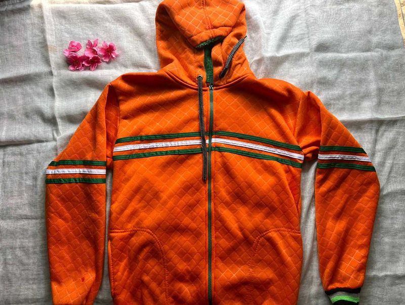 Orange Hoodie