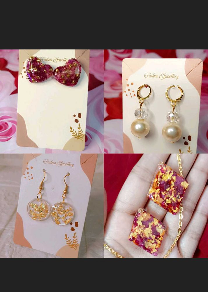 Handmade Resin Jewelry Set