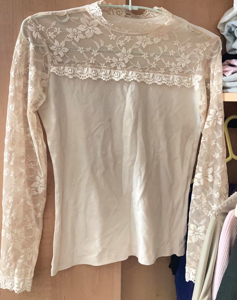 Laced Long Sleeve Top