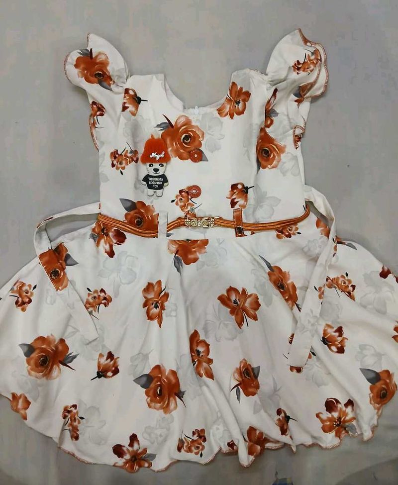 New White Dress For Girls