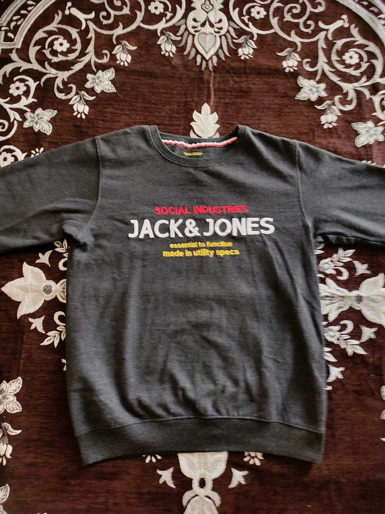 Jack &amp; Jones Grey Sweatshirt