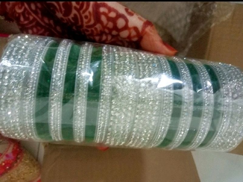 New Green Colour Chuda