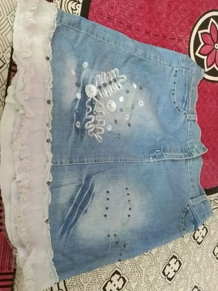 Denim Skirt