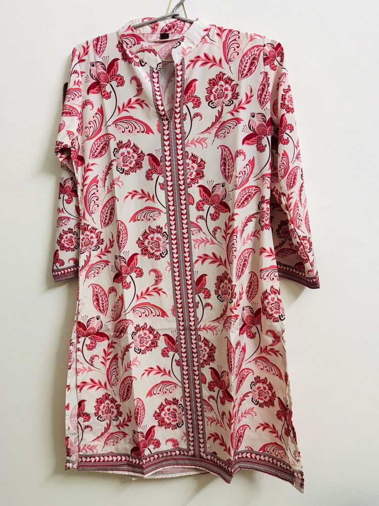 Floral Print Kurta