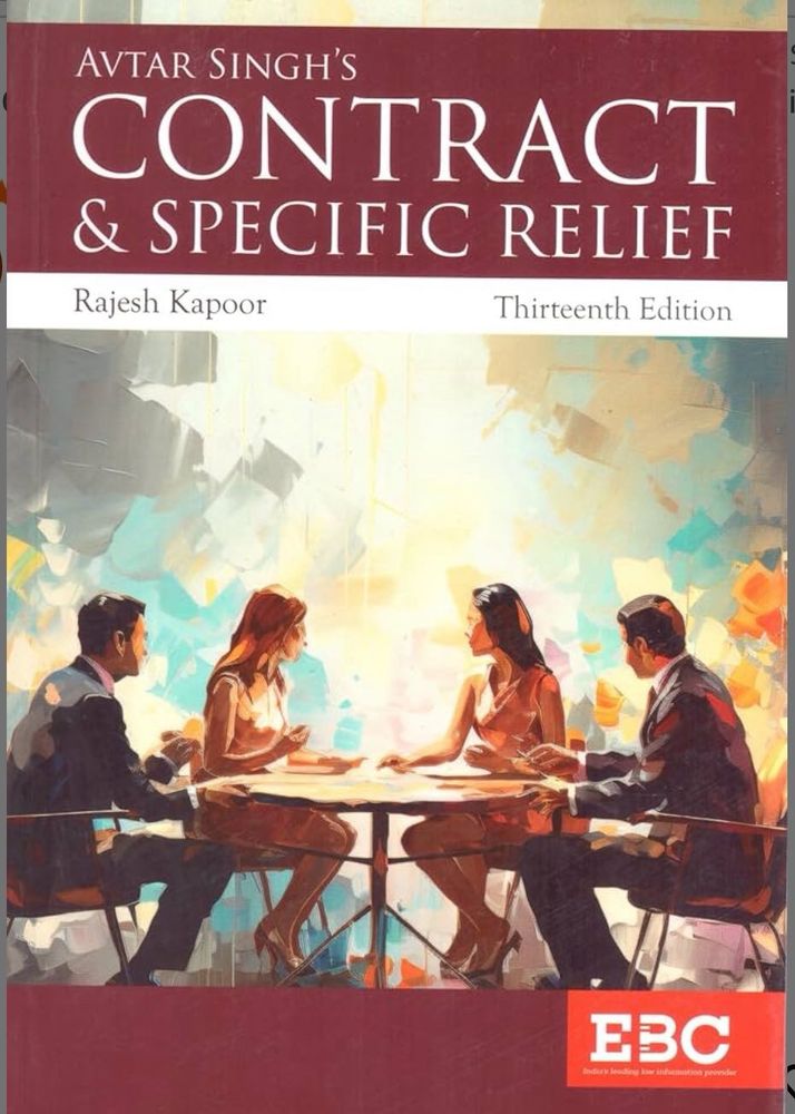 Law Of Contract And Specific Relief