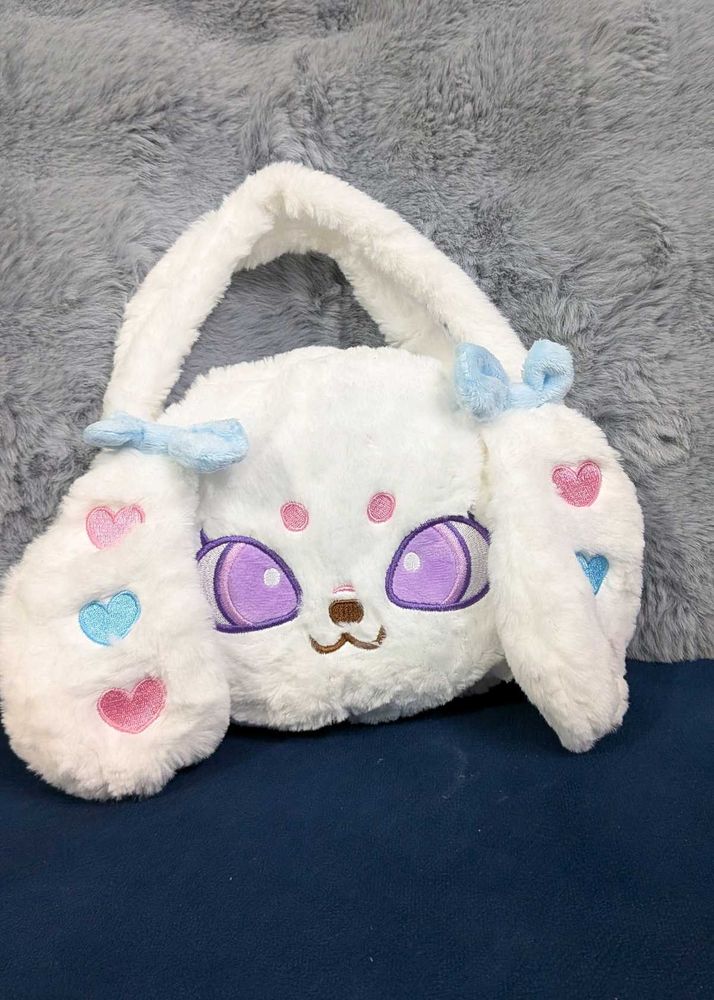 Cute Plush Puppy Handbag