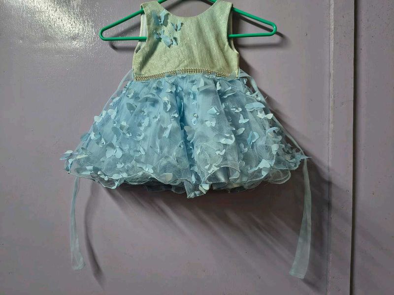 Cute Blue Party Dress