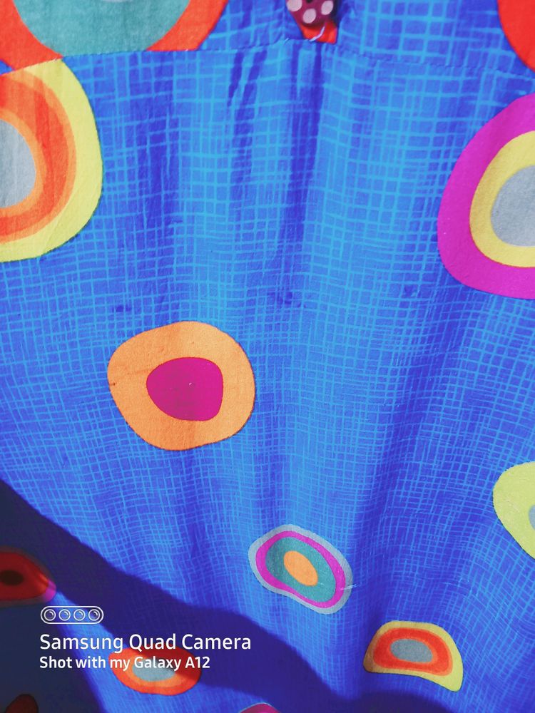 Sleeve less rayon kurthi