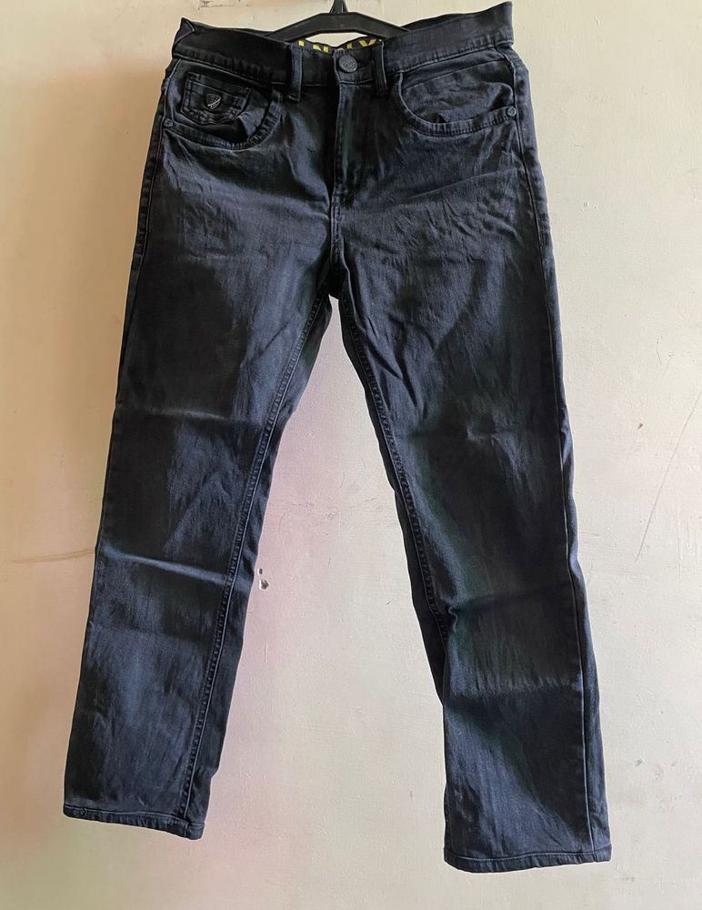 Black Wash Denim Jeans