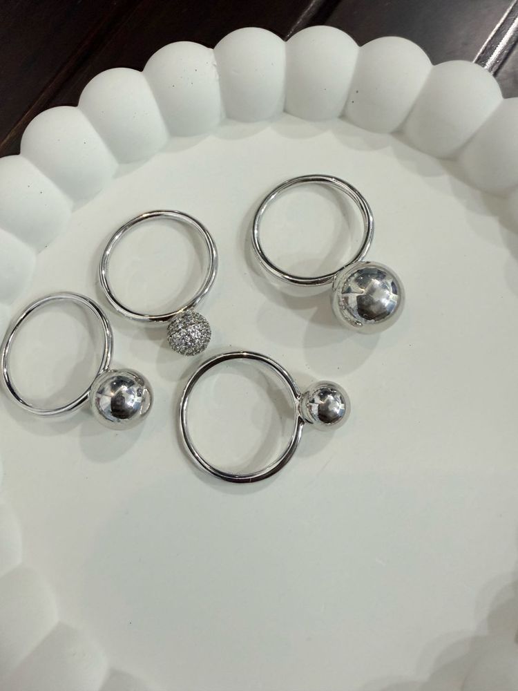 5 In 1 92.5 Silver Ring