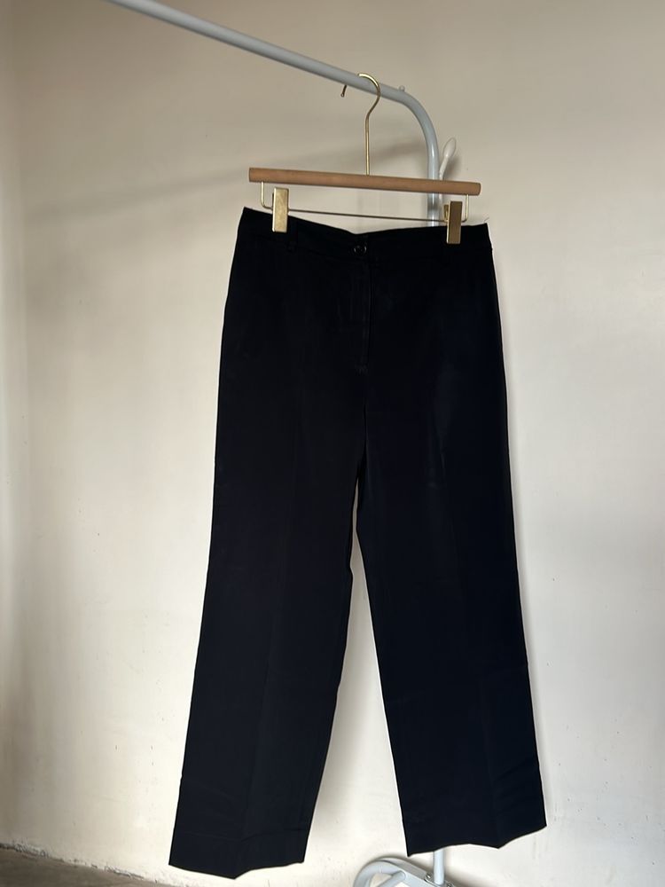 Black Straight Formal Pants