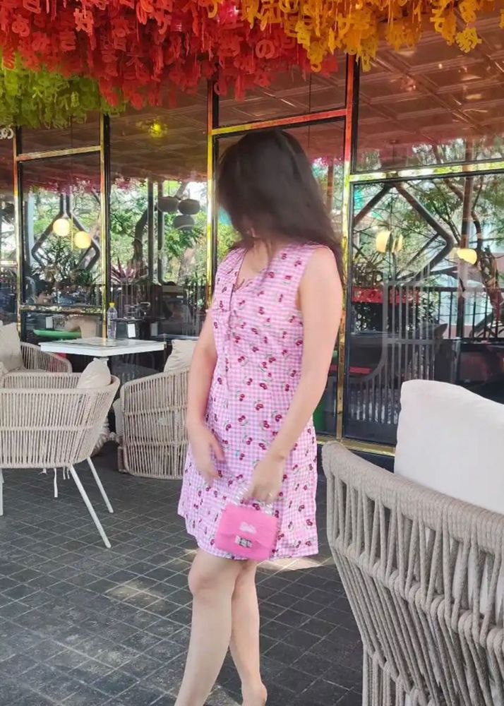 Cherry Pink Dress