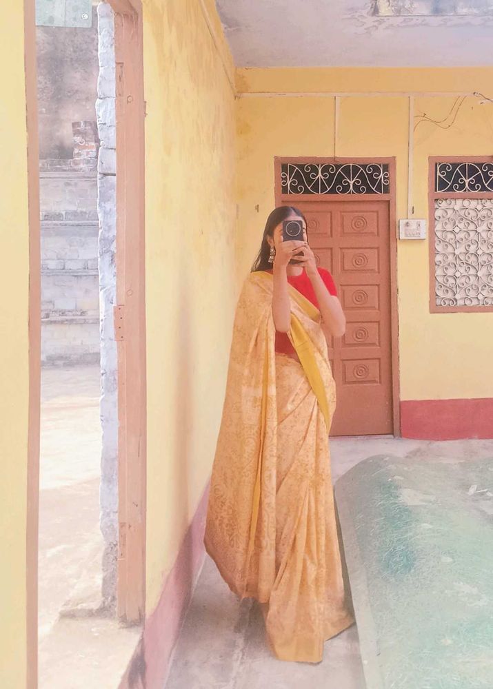 Elegant Yellow Saree