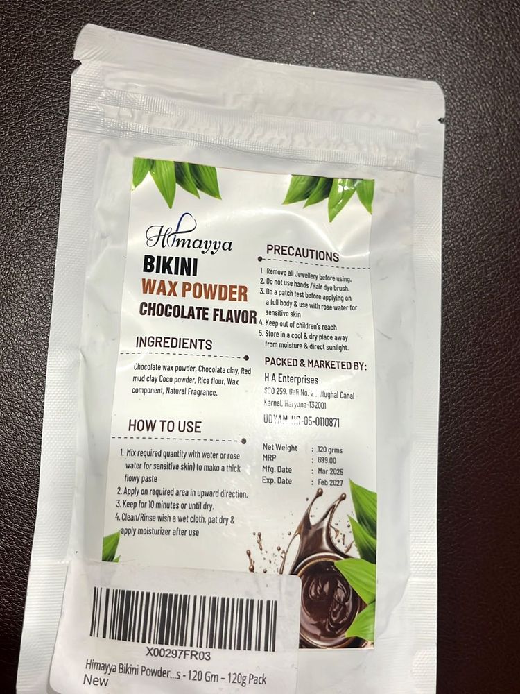 HImayya Bikini Chocolate Wax Powder - New!