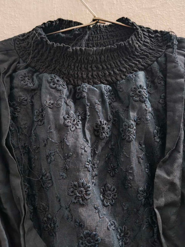 Floral Embroidered Top