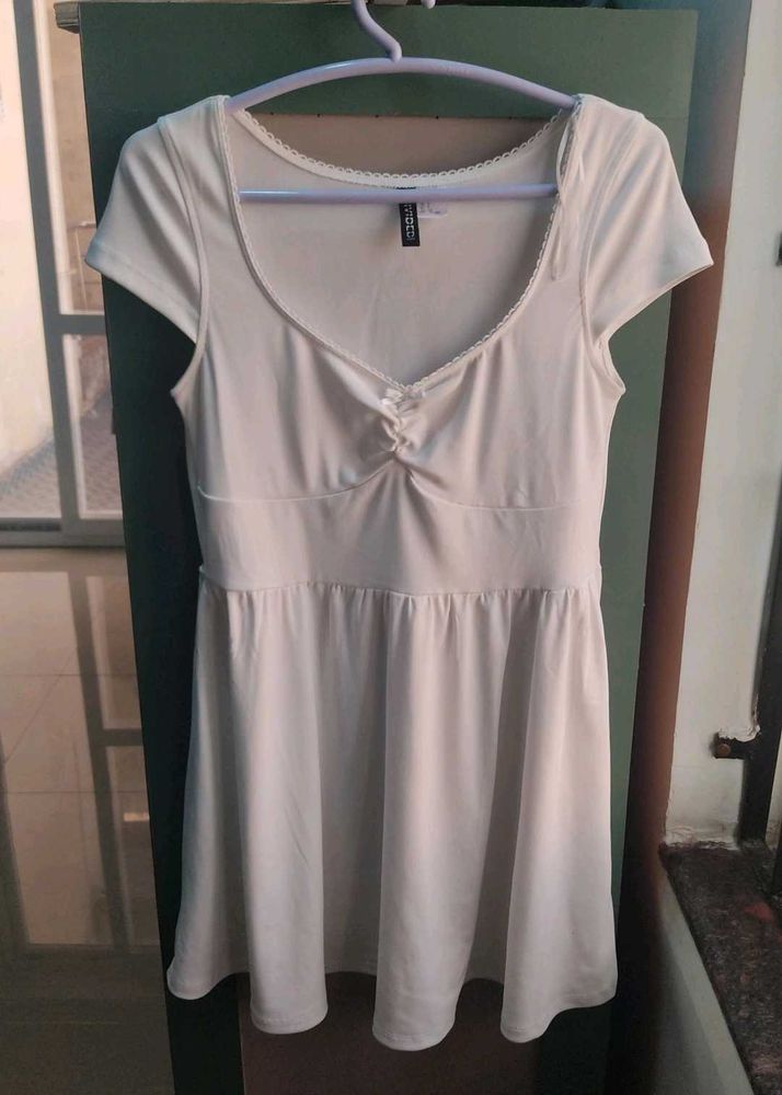 H&amp;M white dress