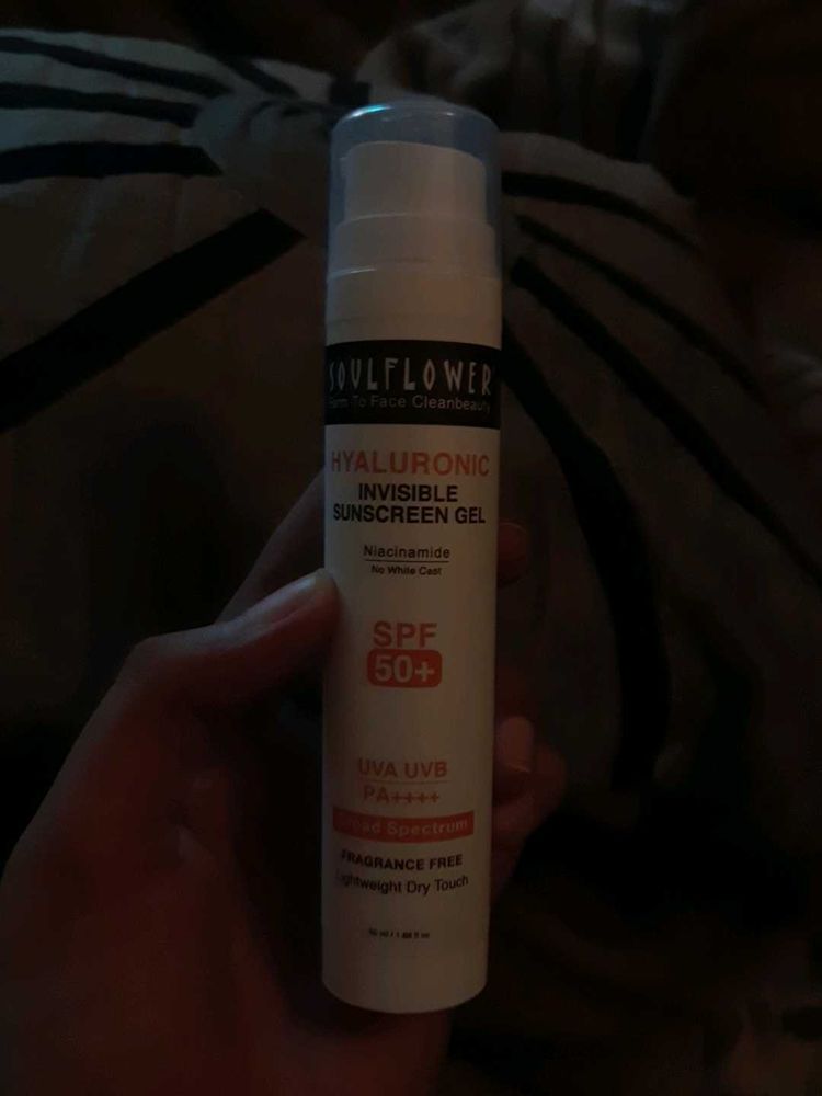 Soulflower Hyaluronic Sunscreen SPF 50+