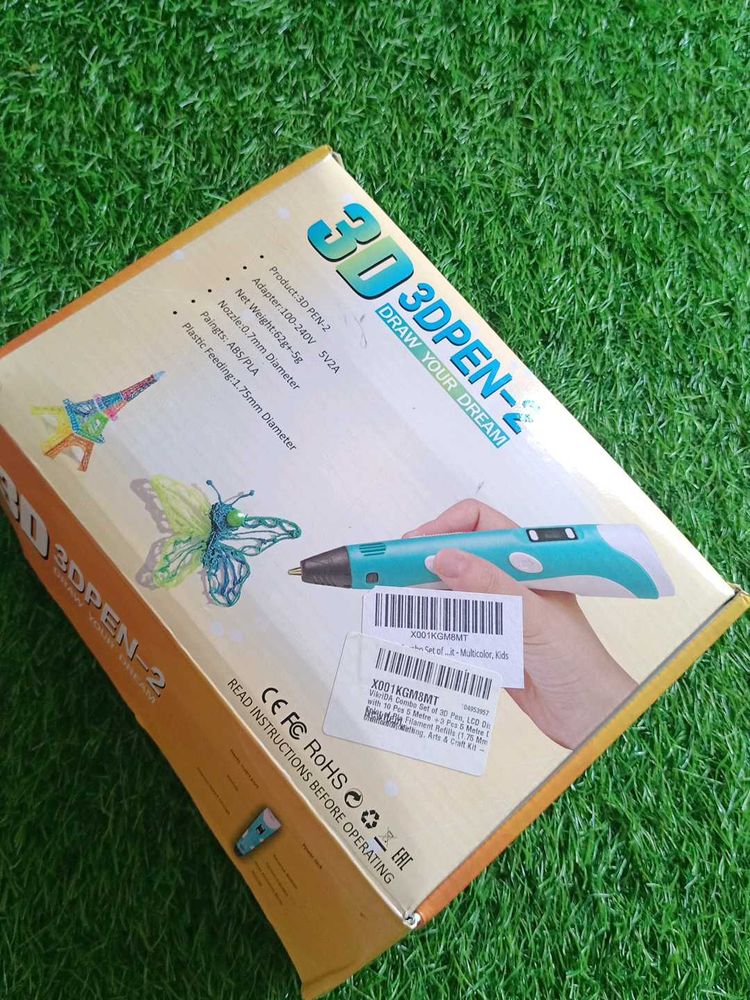 3 D Pen With Filler Pack Of 10