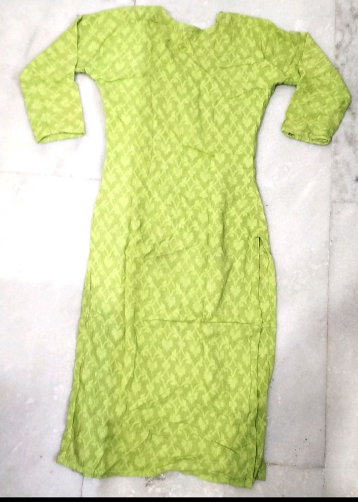 Lime Green Kurti