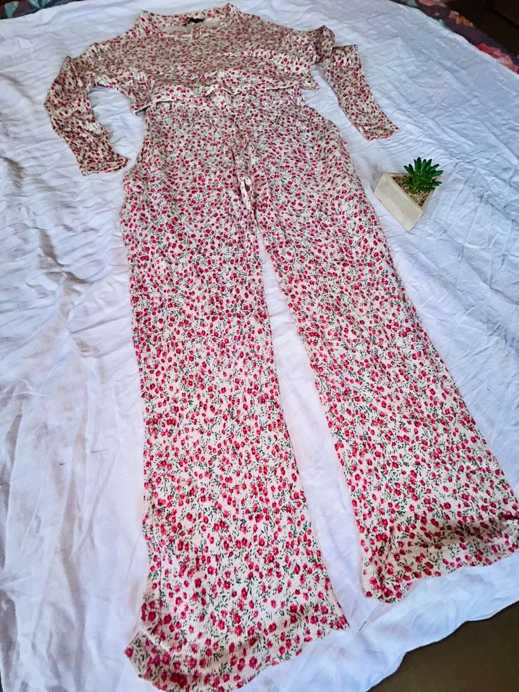 Floral Night Co- Ord Set