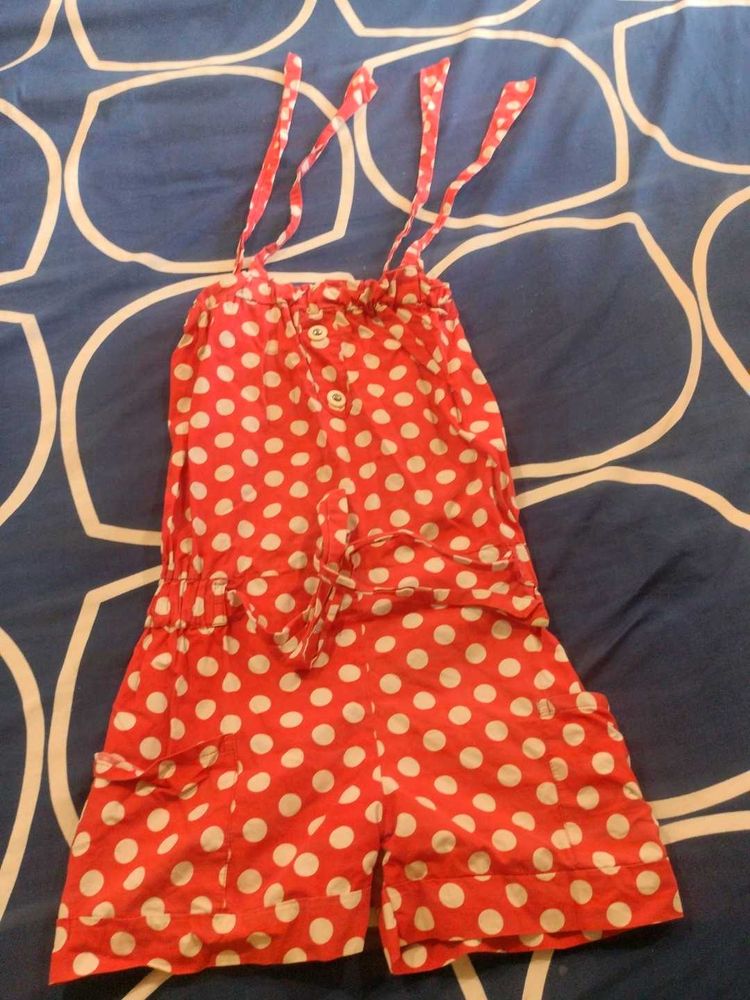 Cute Polka Dot Romper