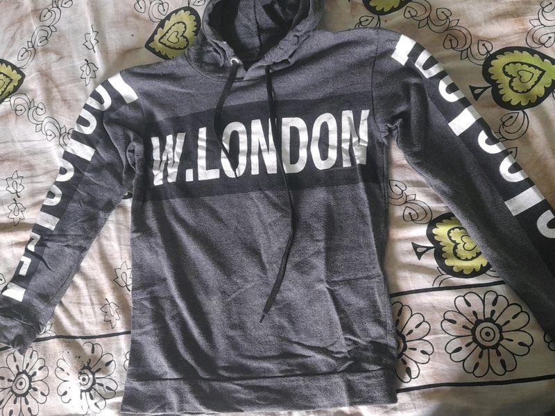 Hoodie With Generous Look For Girls