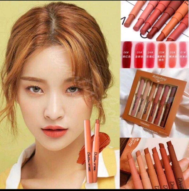 Tanako matte lipstick set pack of 6