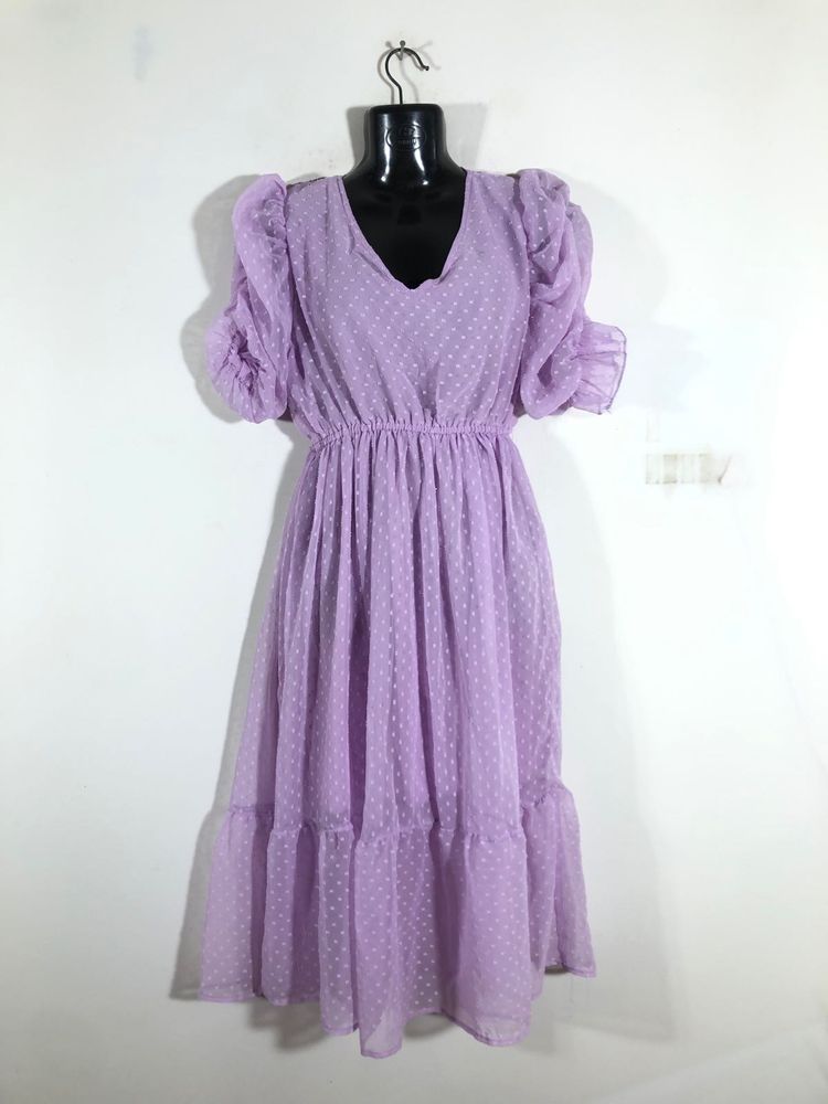 Lavender Casual Dress