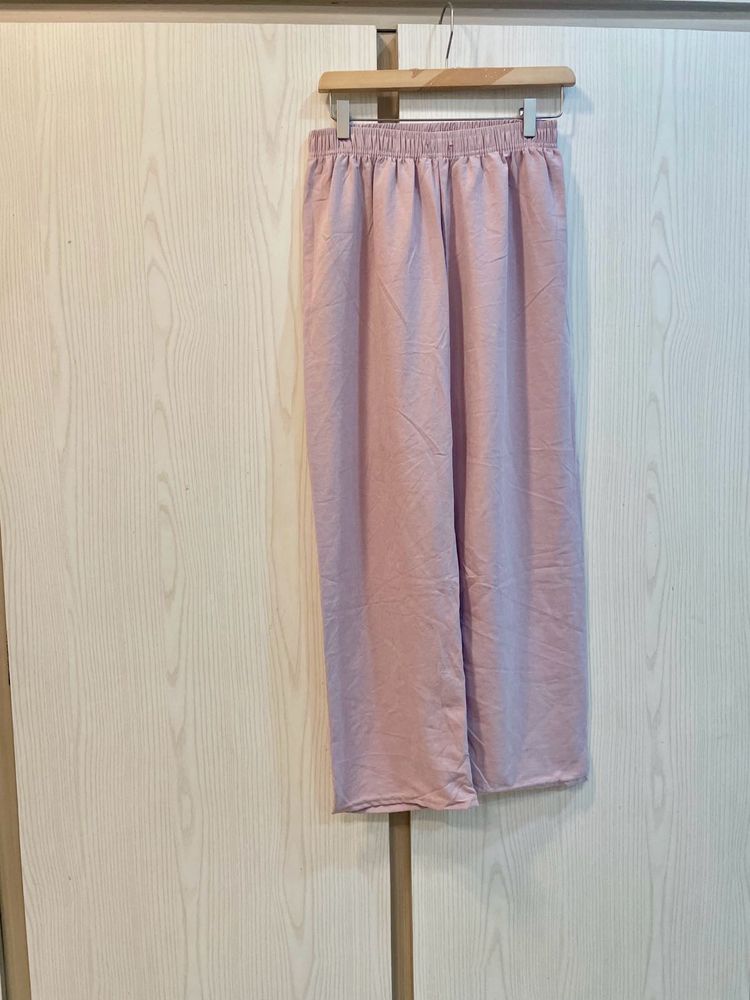 Pink Wide Leg Lounge Pants