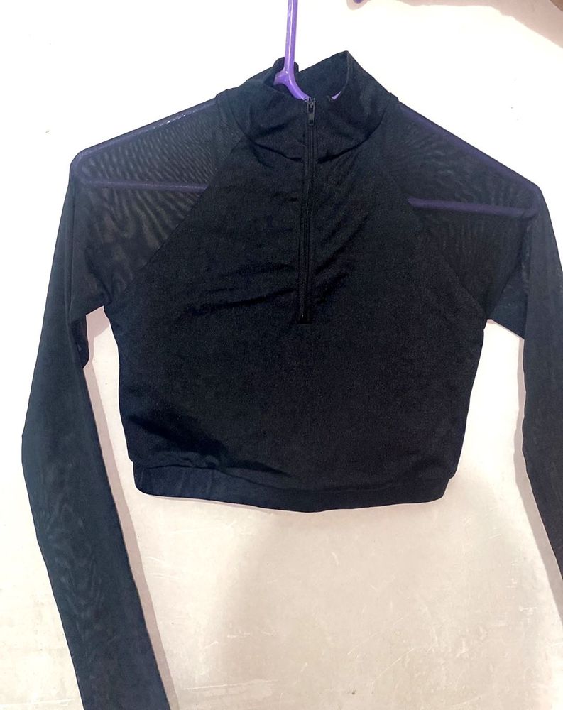 Black Long Sleeve Top