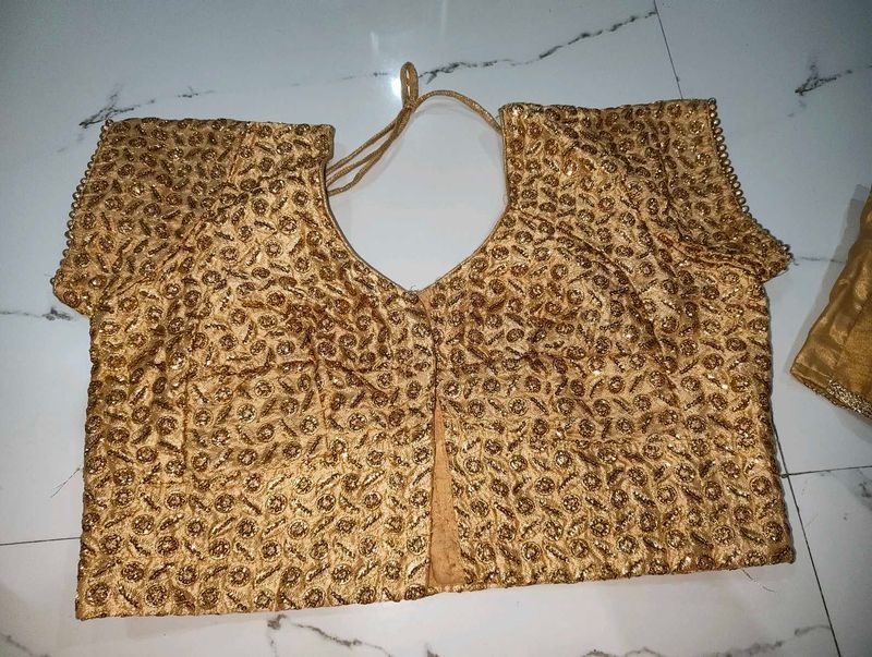 Golden Embellished Blouse