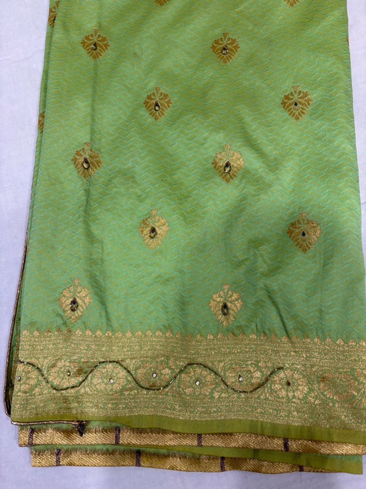Elegant Green Saree